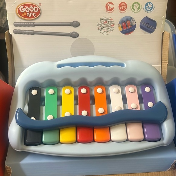 Other - NWT BABY 2 In 1 Xylophone And PIANO BLUE SMOKE FREE HOME